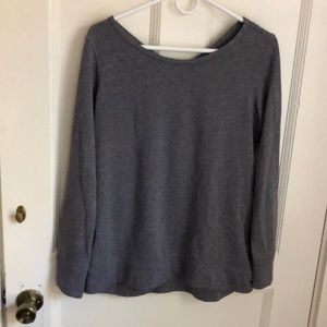 Old Navy gray workout pullover